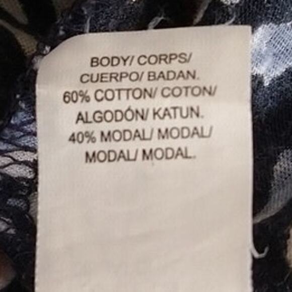 Lucky Brand Boho Floral V-Neck Peasant Top Size M Asymmetrical Hem - Picture 8 of 12